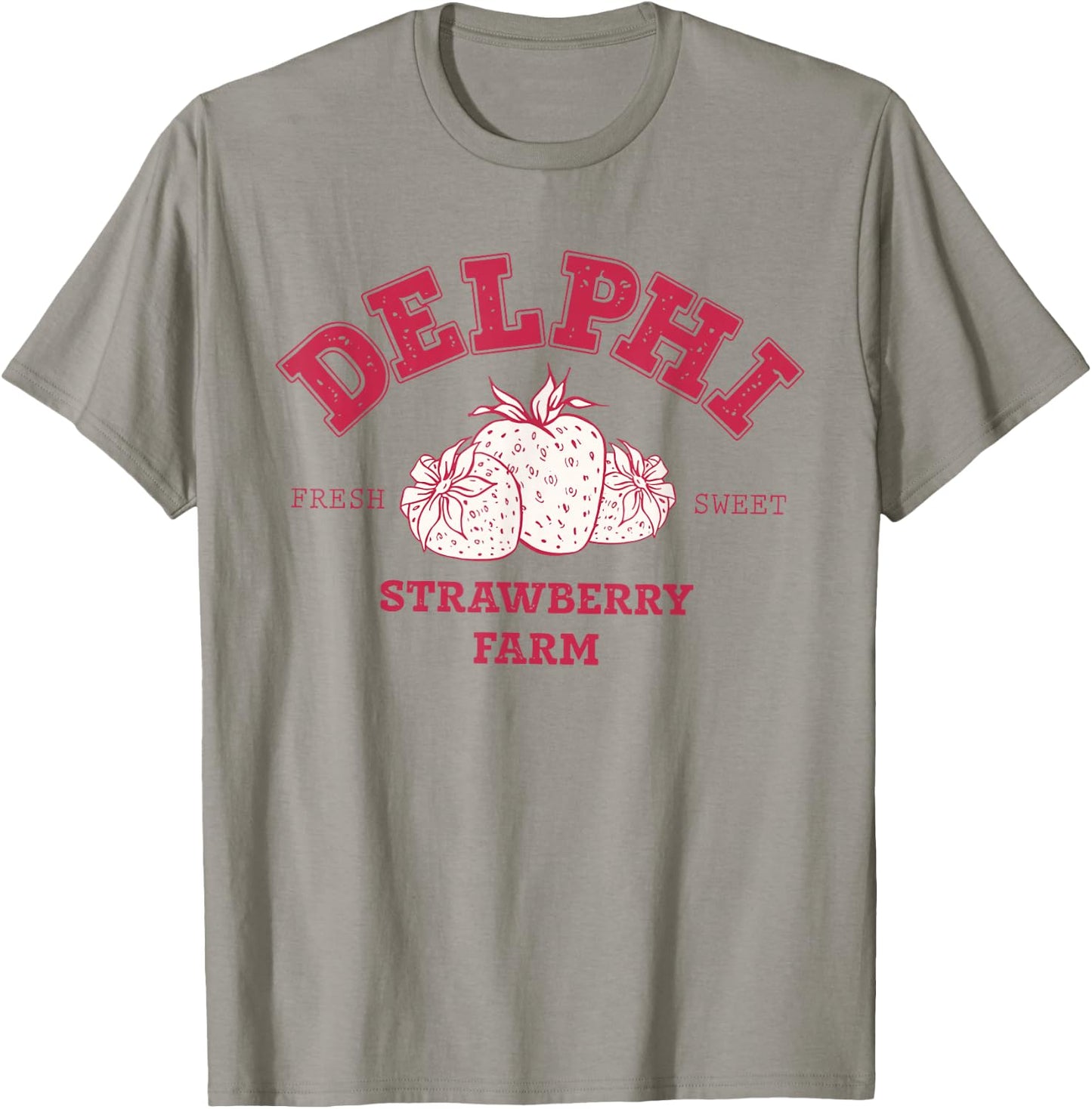 Delphi Strawberry Farm Service Fresh Sweet T-Shirt - T-Shirt | Sand