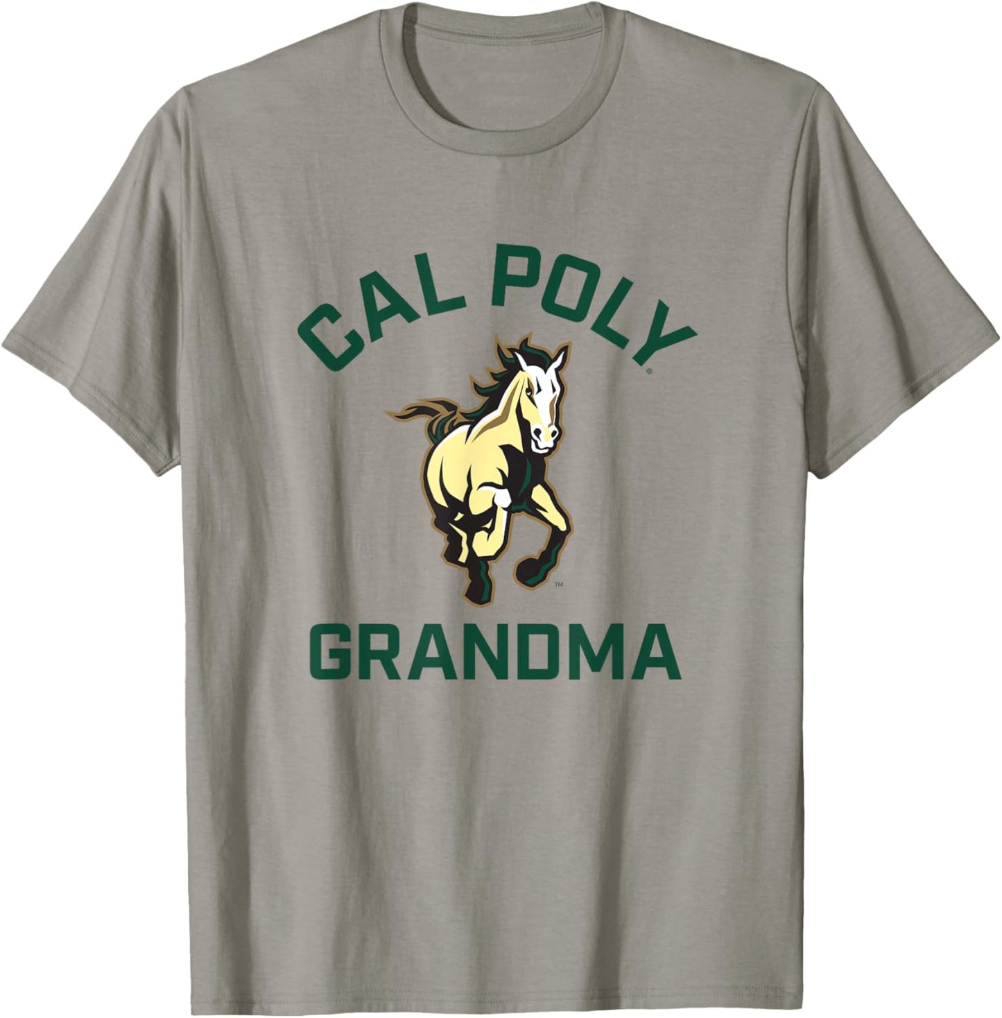 Cal Poly Mustangs Arched Grandma T-Shirt - T-Shirt | Sand