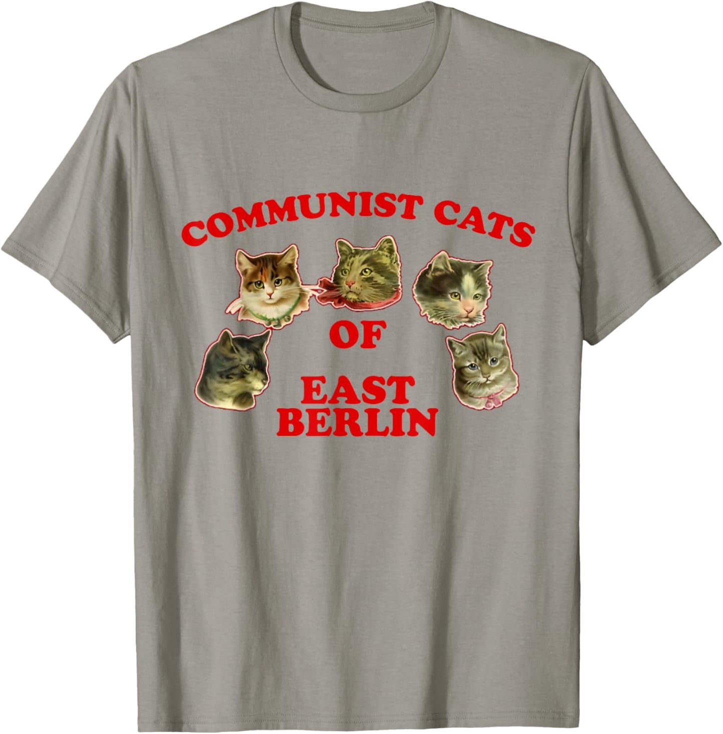 Communist Cats Of East Berlin funny saying T-Shirt - T-Shirt | Sand