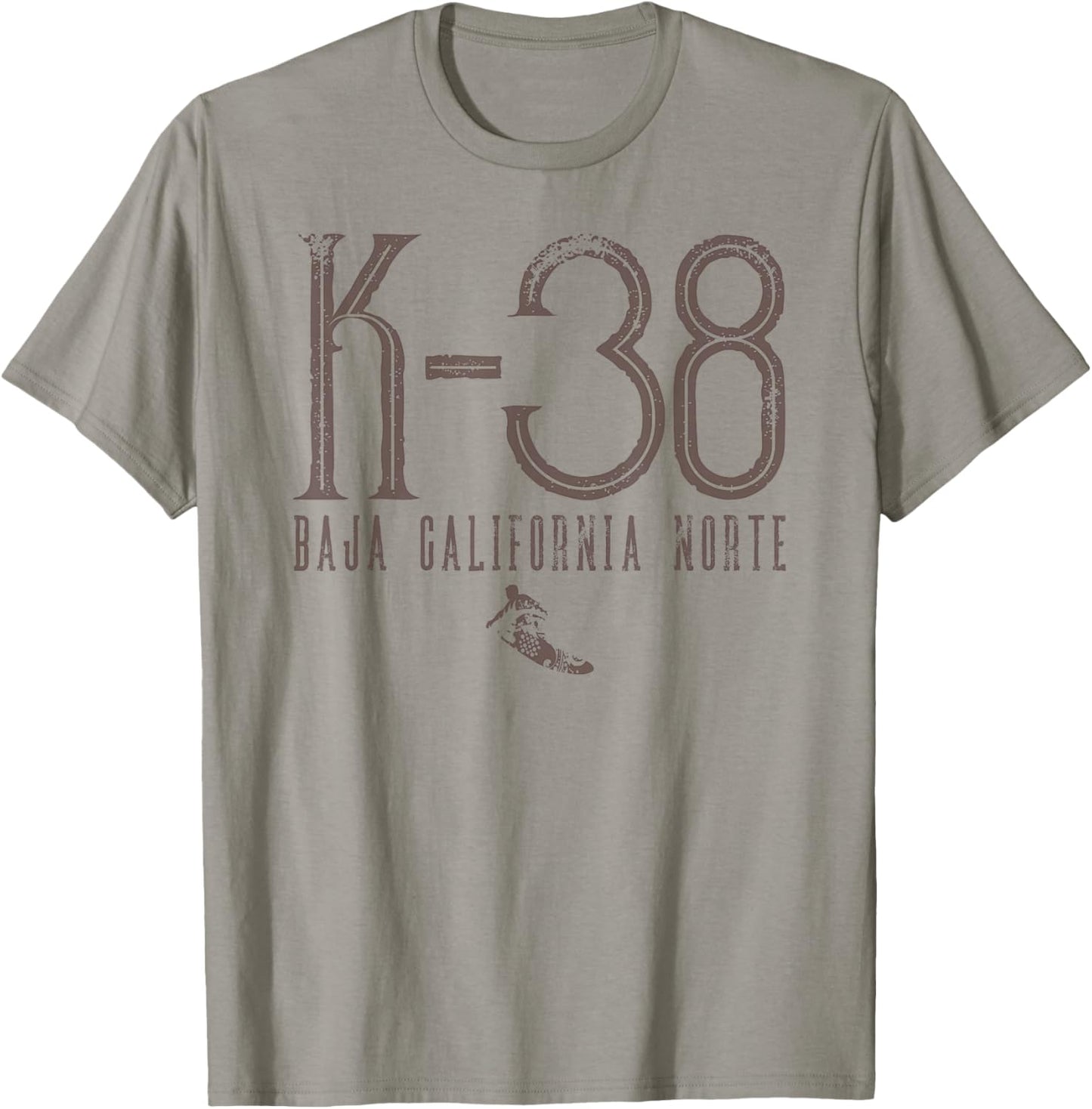 K-38 Surf Beach Baja California Norte Surfing Mexico Surfer T-Shirt - T-Shirt | Sand