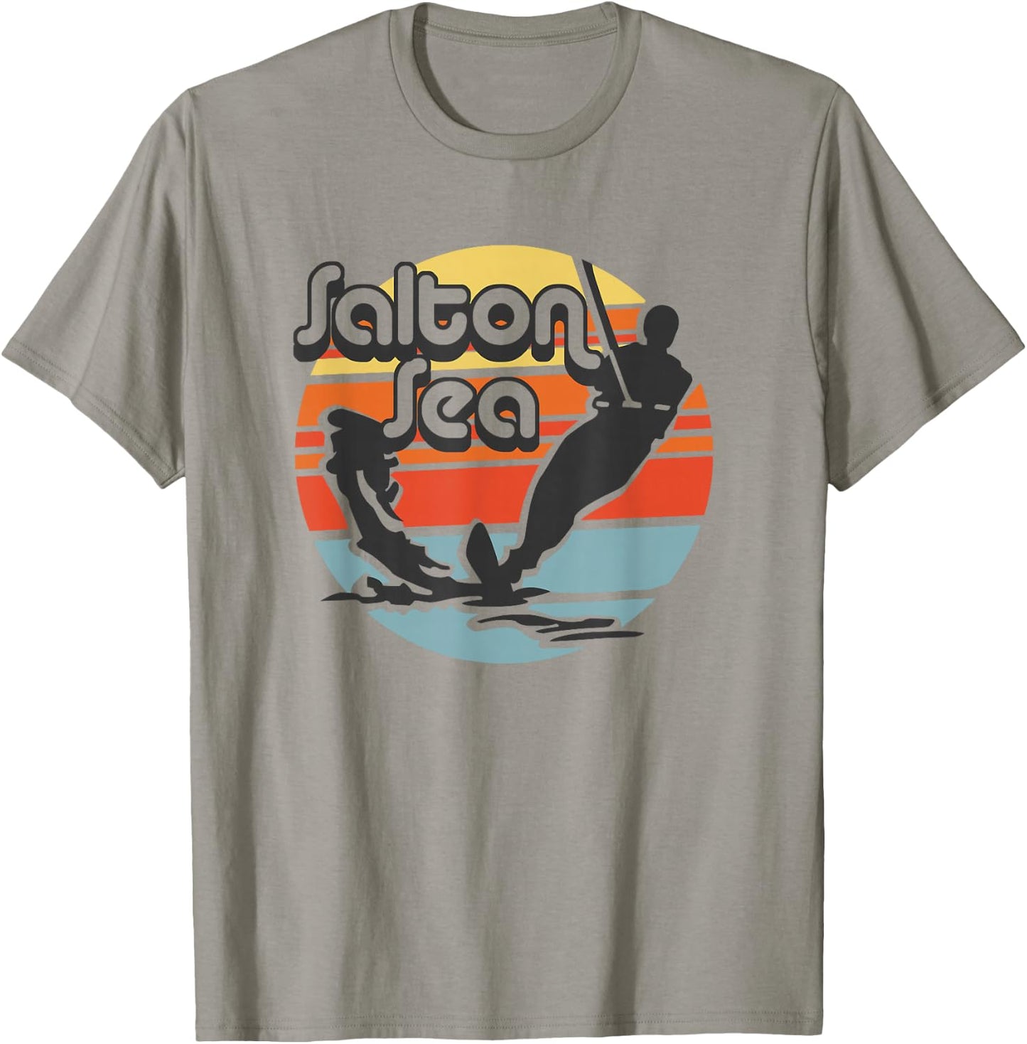 Salton Sea California water ski retro T-Shirt - T-Shirt | Sand