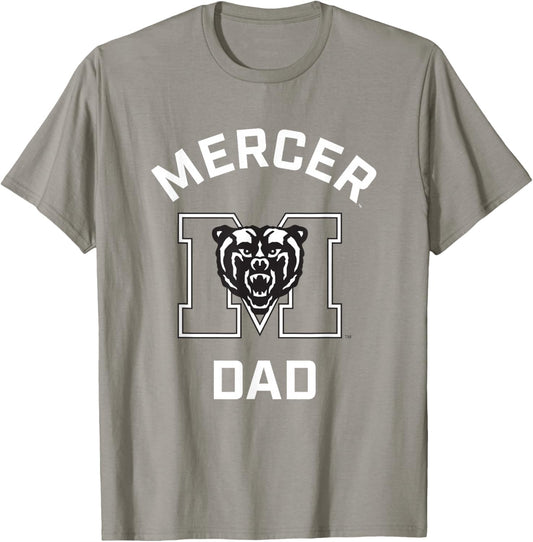 Mercer University Bears Arched Dad T-Shirt - T-Shirt | Sand