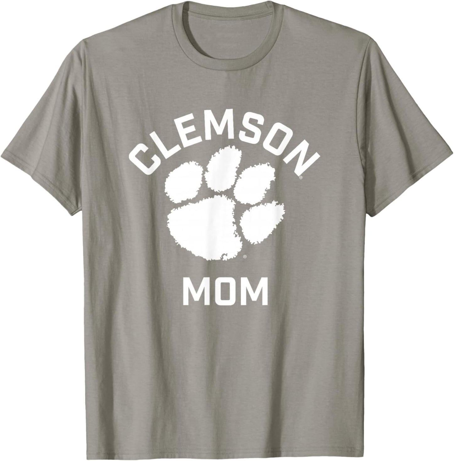 Clemson University Tigers Arched Mom T-Shirt - T-Shirt | Sand