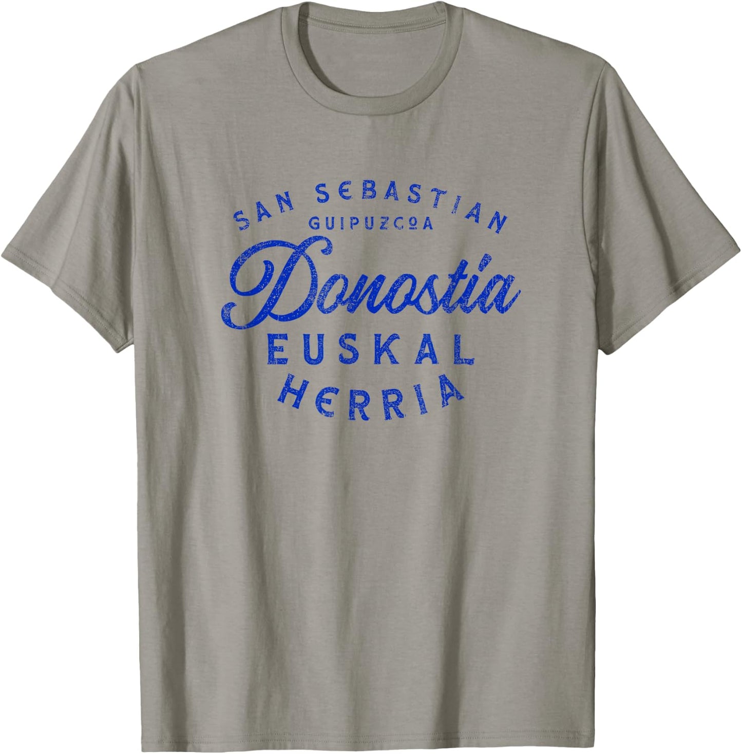 San Sebastian Guipuzcoa - Donostia Euskal Herria Basque T-Shirt - T-Shirt | Sand