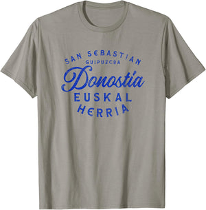 San Sebastian Guipuzcoa - Donostia Euskal Herria Basque T-Shirt - T-Shirt | Sand