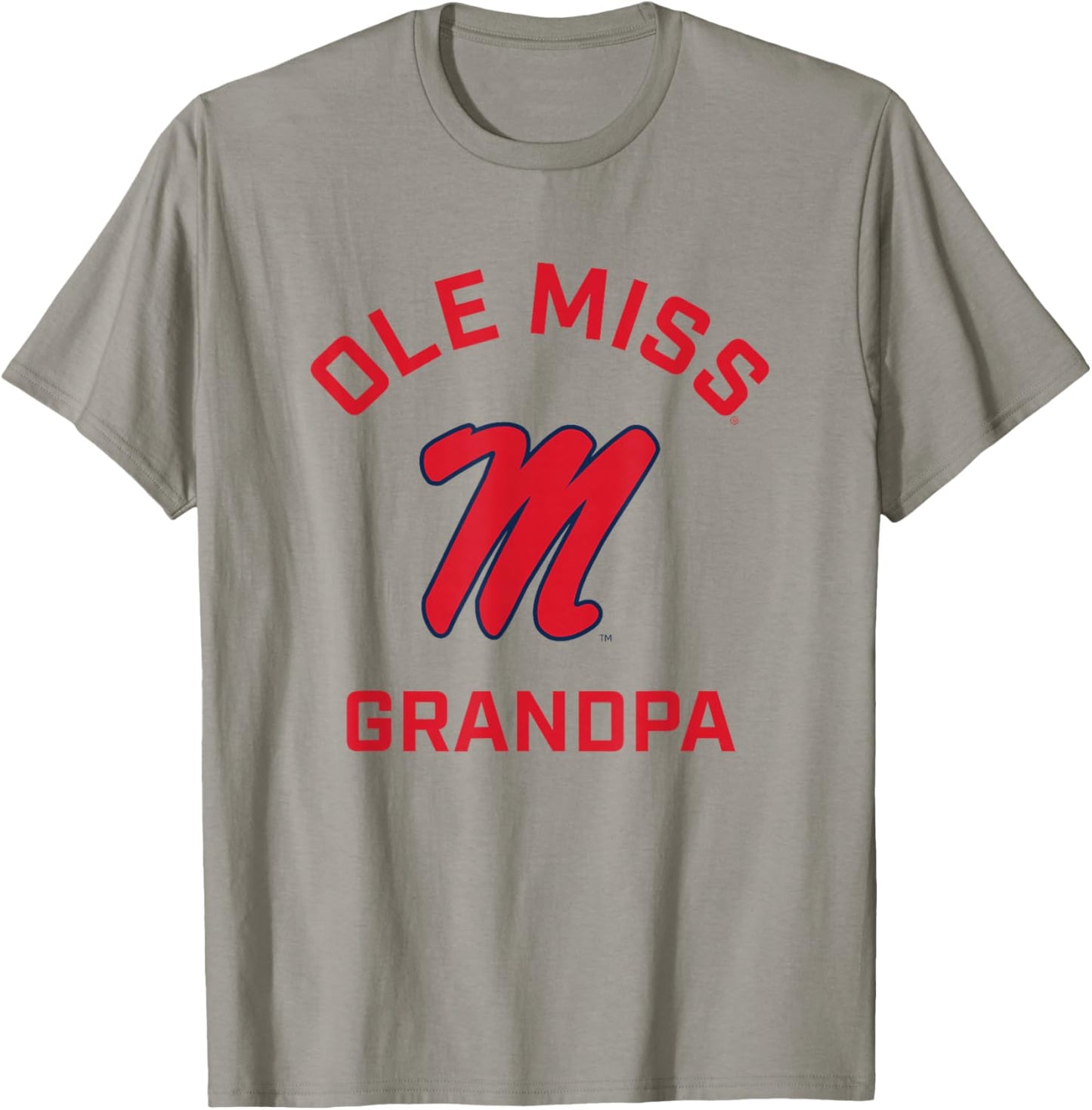 Ole Miss Rebels Arched Grandpa T-Shirt - T-Shirt | Sand