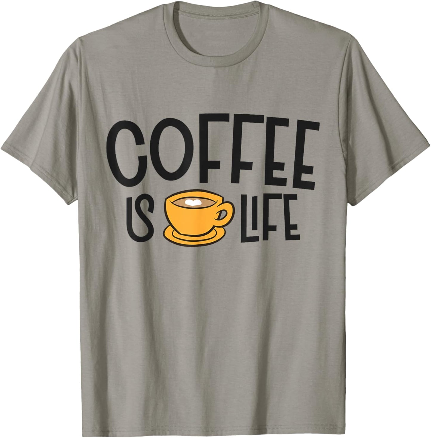 Coffee Is Life cappuccino Espresso Coffee T-Shirt - T-Shirt | Sand