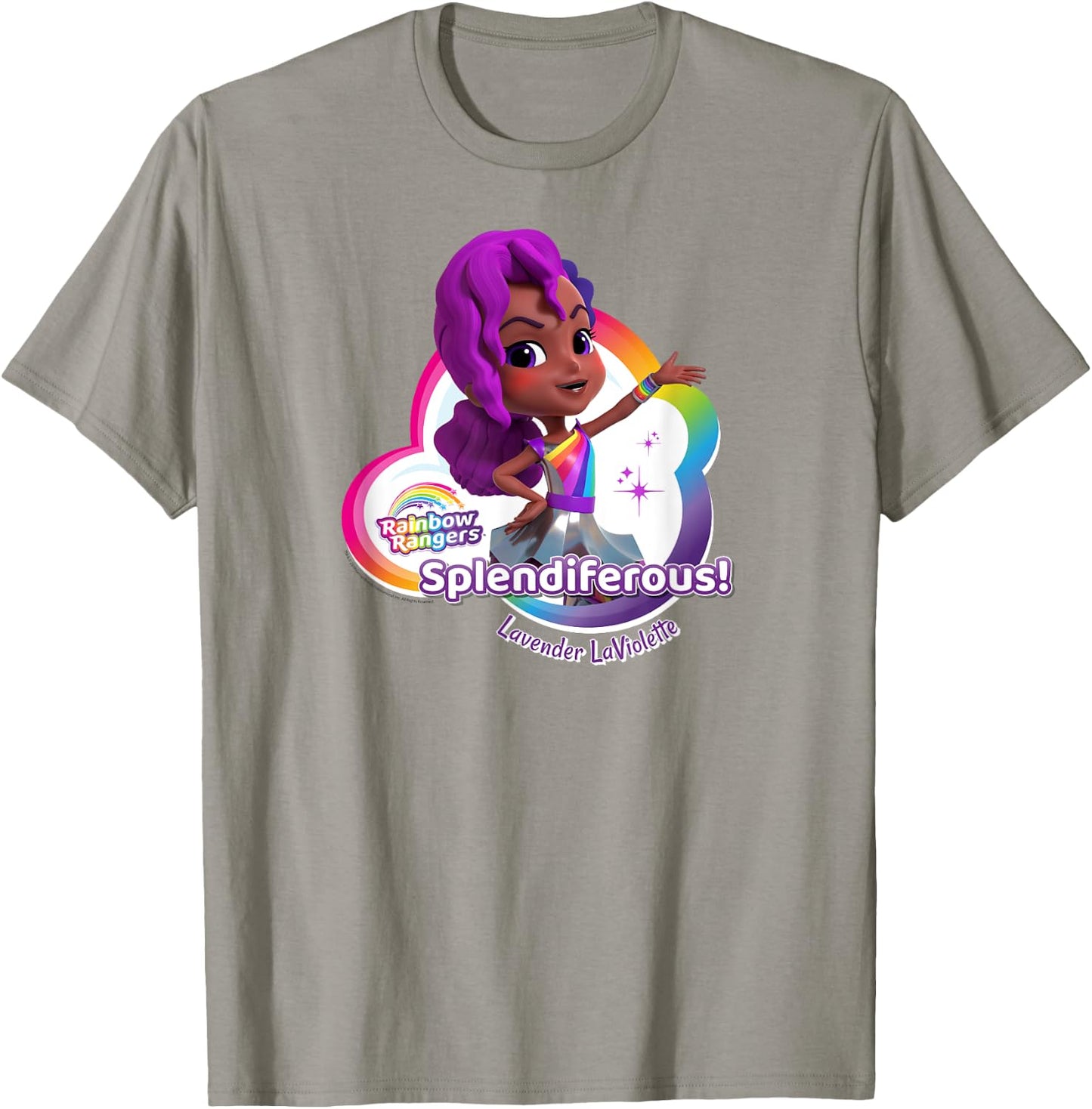 Rainbow Rangers Lavender LaViolette "Splendiferous!" T-Shirt - T-Shirt | Sand