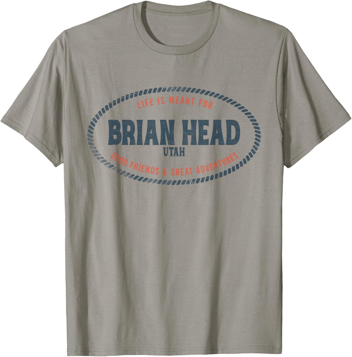 Casual Brian Head Utah Hiking Outdoor Graphic T-Shirt - T-Shirt | Sand
