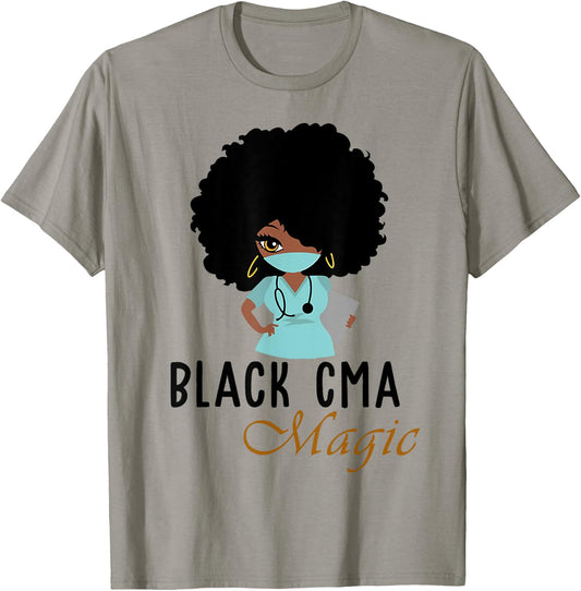 Black CMA Magic Gift Nurse Women 2021 T-Shirt - T-Shirt | Sand