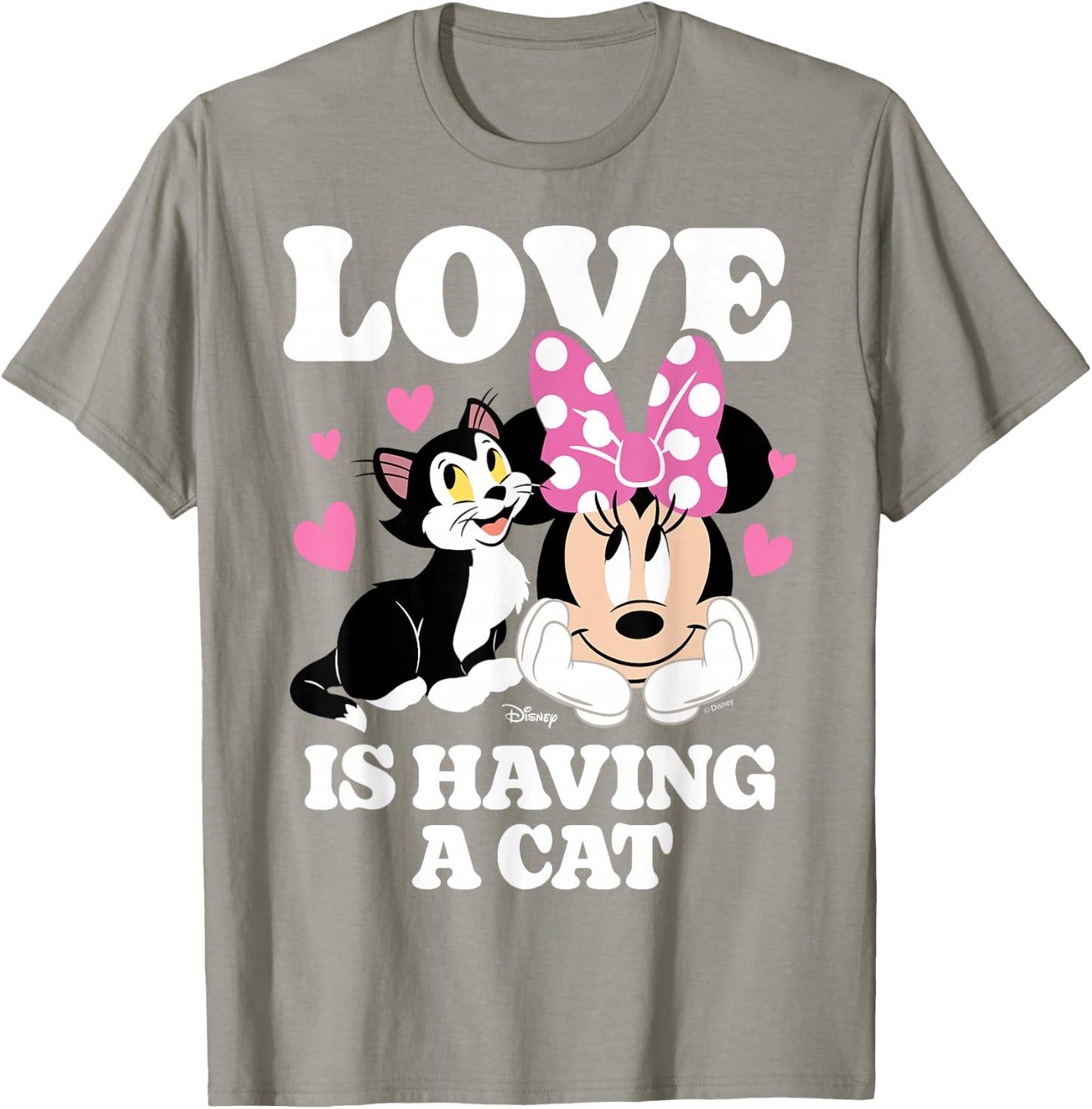 Minnie Mouse - Figaro Love is Having A Cat T-Shirt - T-Shirt | Sand