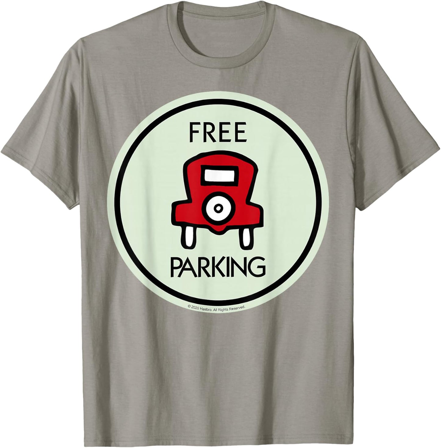Monopoly Free Parking Game Board Vintage Logo T-Shirt - T-Shirt | Sand