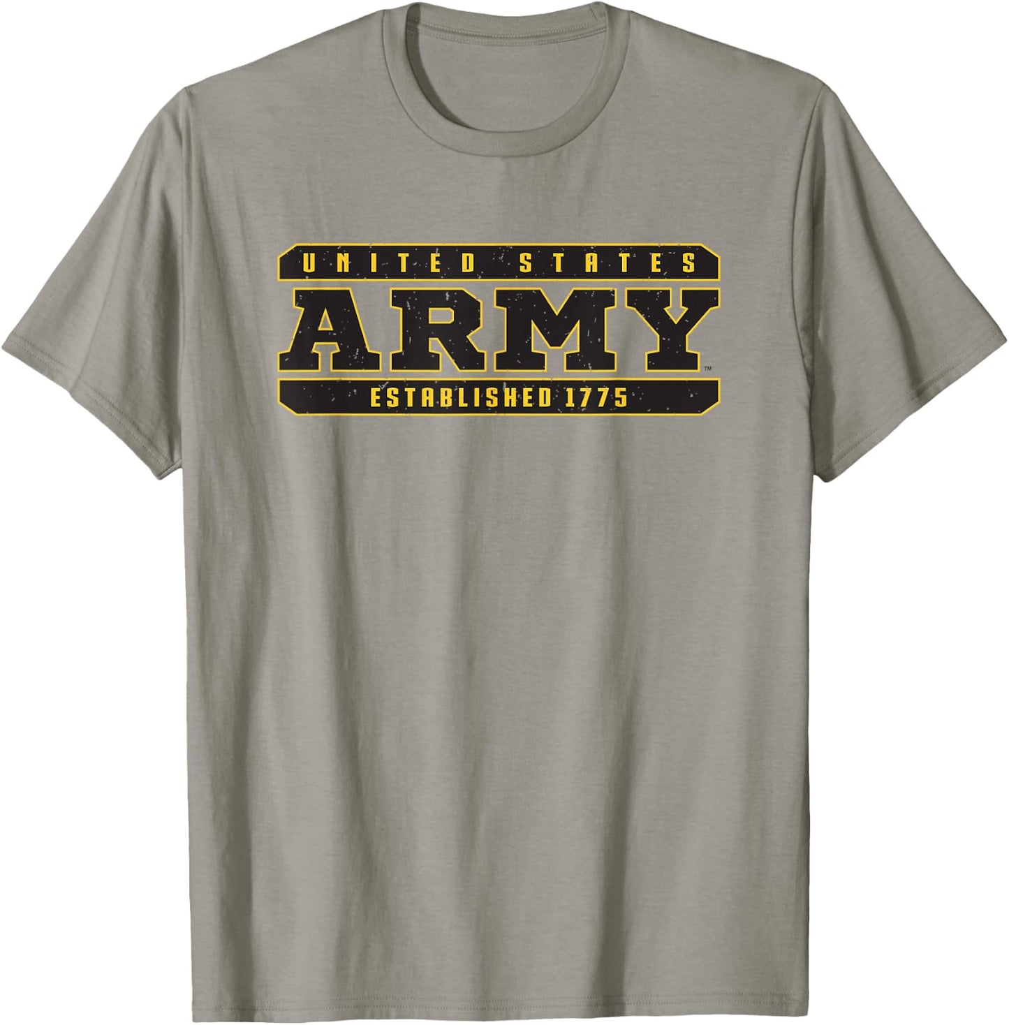 Military Army United States Established 1775 T-Shirt - T-Shirt | Sand