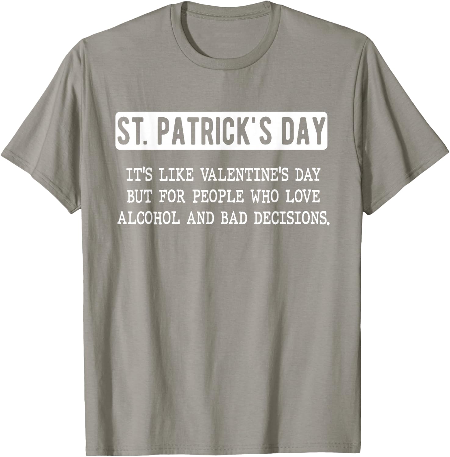 St. Patricks Day Drinking Men Women Funny St Pats Definition T-Shirt - T-Shirt | Sand