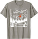 Eufaula Lake Souvenir Fishing Vintage OK Map Gifts Oklahoma T-Shirt - T-Shirt | Sand