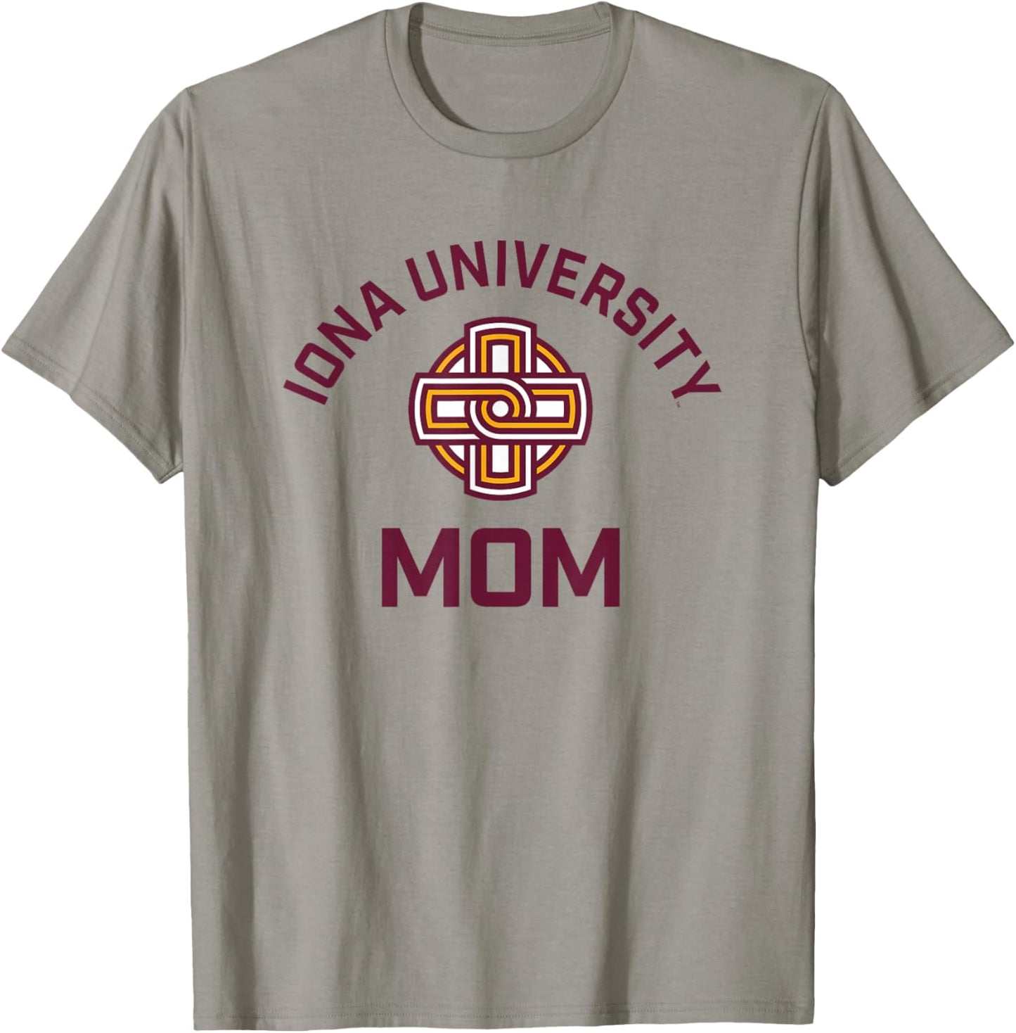 Iona University Gaels Arched Mom T-Shirt - T-Shirt | Sand