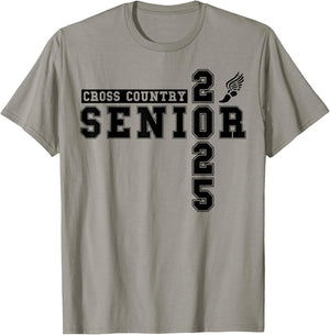 Cross Country Senior Night Senior 2025 Graduation Party 38 T-Shirt - T-Shirt | Sand