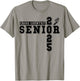 Cross Country Senior Night Senior 2025 Graduation Party 38 T-Shirt - T-Shirt | Sand
