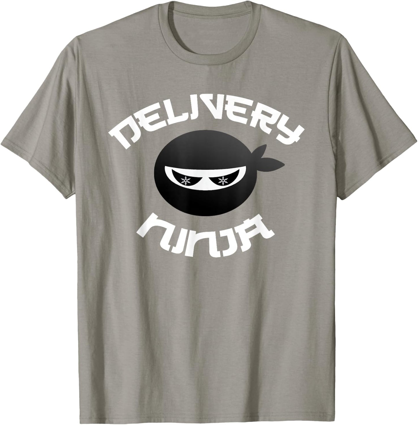 Funny DELIVERY NINJA Pizza Mailman Truck School Bus Driver T-Shirt - T-Shirt | Sand