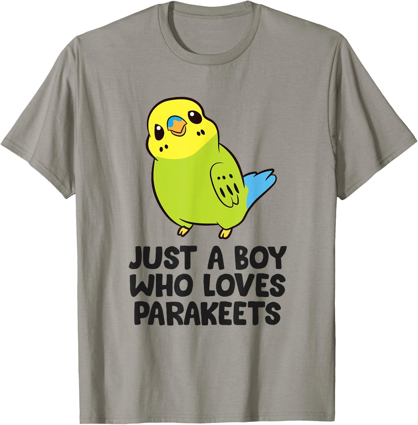 Parakeet Boy Just a Boy Who Loves Parakeets T-Shirt - T-Shirt | Sand