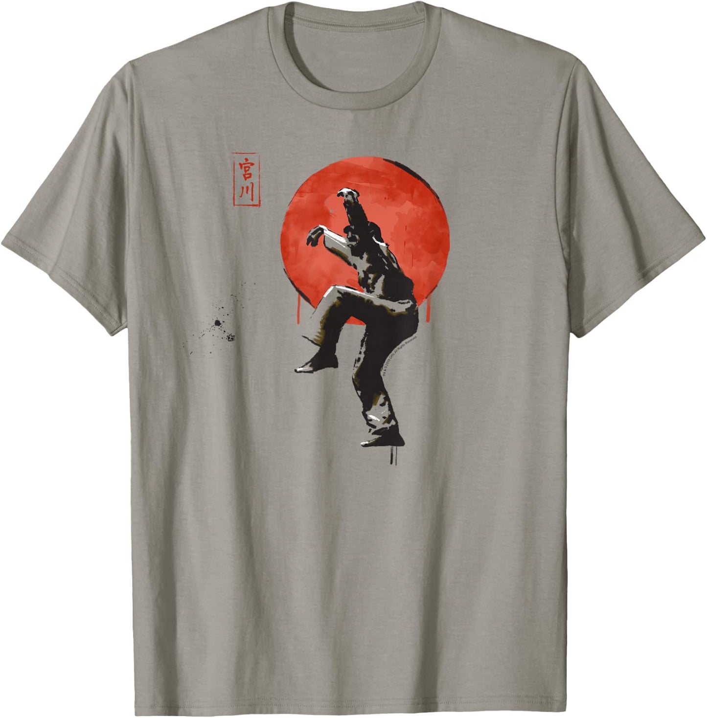 The Karate Kid Sumi Ink Crane Kick Vintage Movie T-Shirt - T-Shirt | Sand