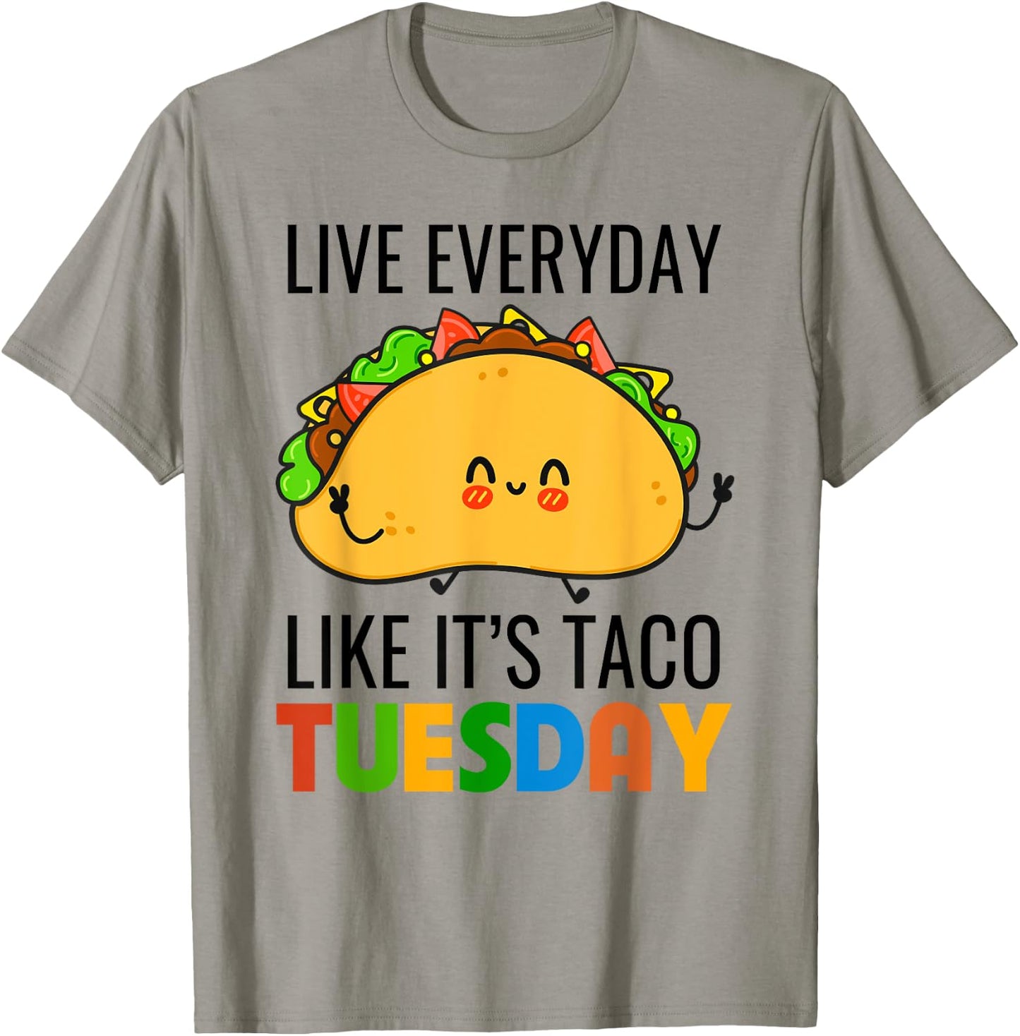 Funny Everyday Like Taco Tuesday Cute Taco Kids Boys Girls T-Shirt - T-Shirt | Sand