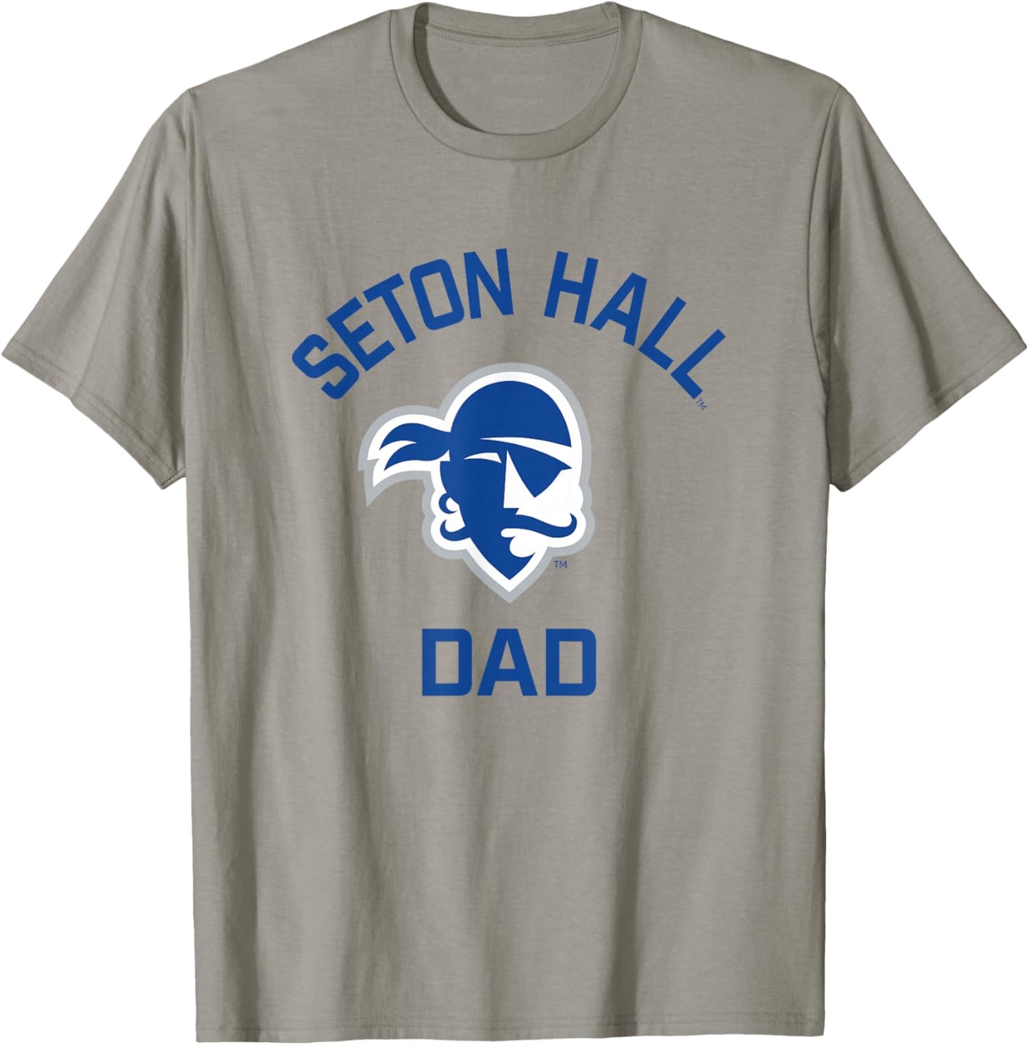 Seton Hall University SHU Pirates Arched Dad T-Shirt - T-Shirt | Sand