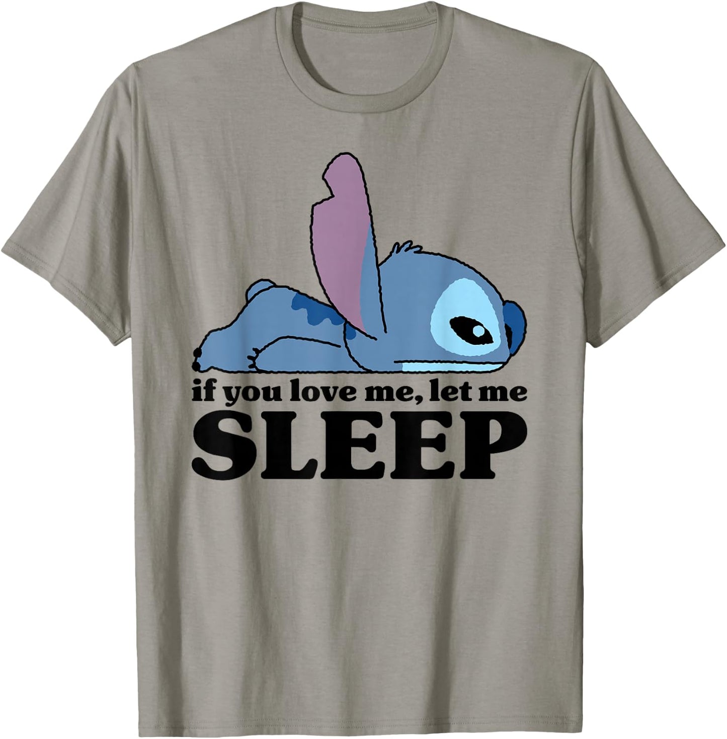 Lilo & Stitch - Sleepy Stitch T-Shirt - T-Shirt | Sand