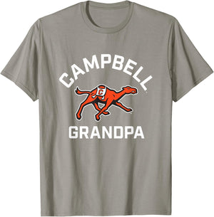 Campbell University Fighting Camels Arched Grandpa T-Shirt - T-Shirt | Sand