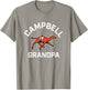Campbell University Fighting Camels Arched Grandpa T-Shirt - T-Shirt | Sand