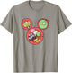 Disney Mickey and Friends Japanese Food Plates Mickey Ears T-Shirt - T-Shirt | Sand
