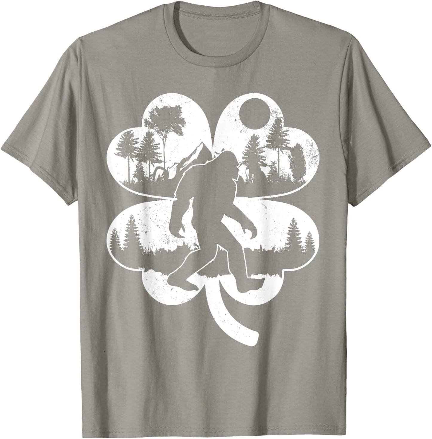 St Patricks Day Bigfoot Irish Sasquatch Saint Paddy's Irish T-Shirt - T-Shirt | Sand