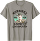 Stranger Things Hopper Mornings Are For Coffee Contemplation T-Shirt - T-Shirt | Sand