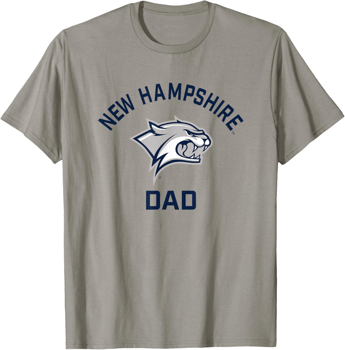 University of New Hampshire UNH Wildcats Arched Dad T-Shirt - T-Shirt | Sand