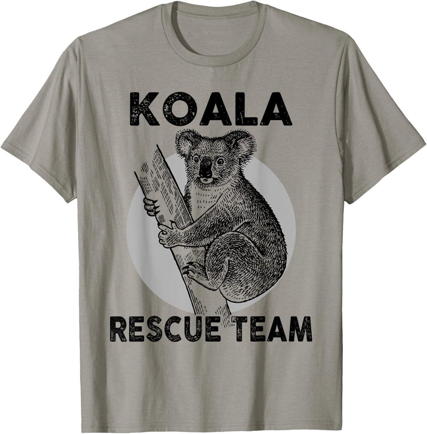 Save the Koala Bear Vintage Animals Outfits Rescue Australia T-Shirt - T-Shirt | Sand