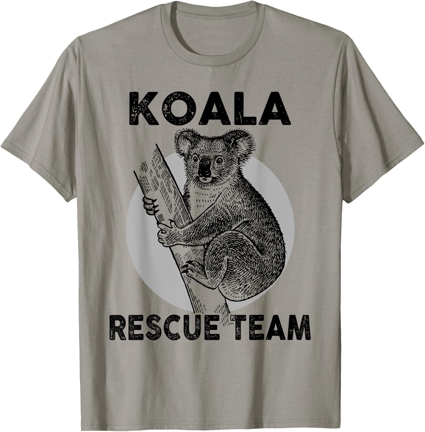Save the Koala Bear Vintage Animals Outfits Rescue Australia T-Shirt - T-Shirt | Sand
