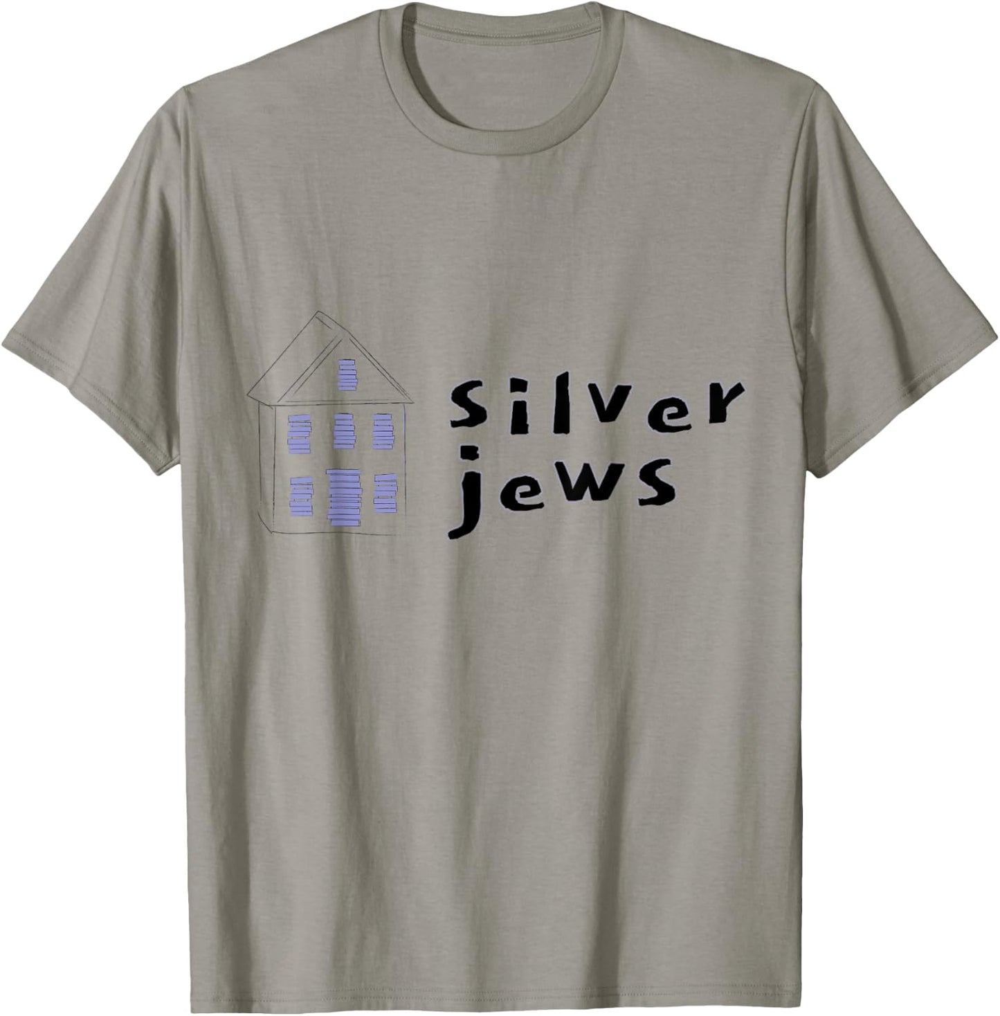 Silver Jew Boarded Up House T-Shirt - T-Shirt | Sand