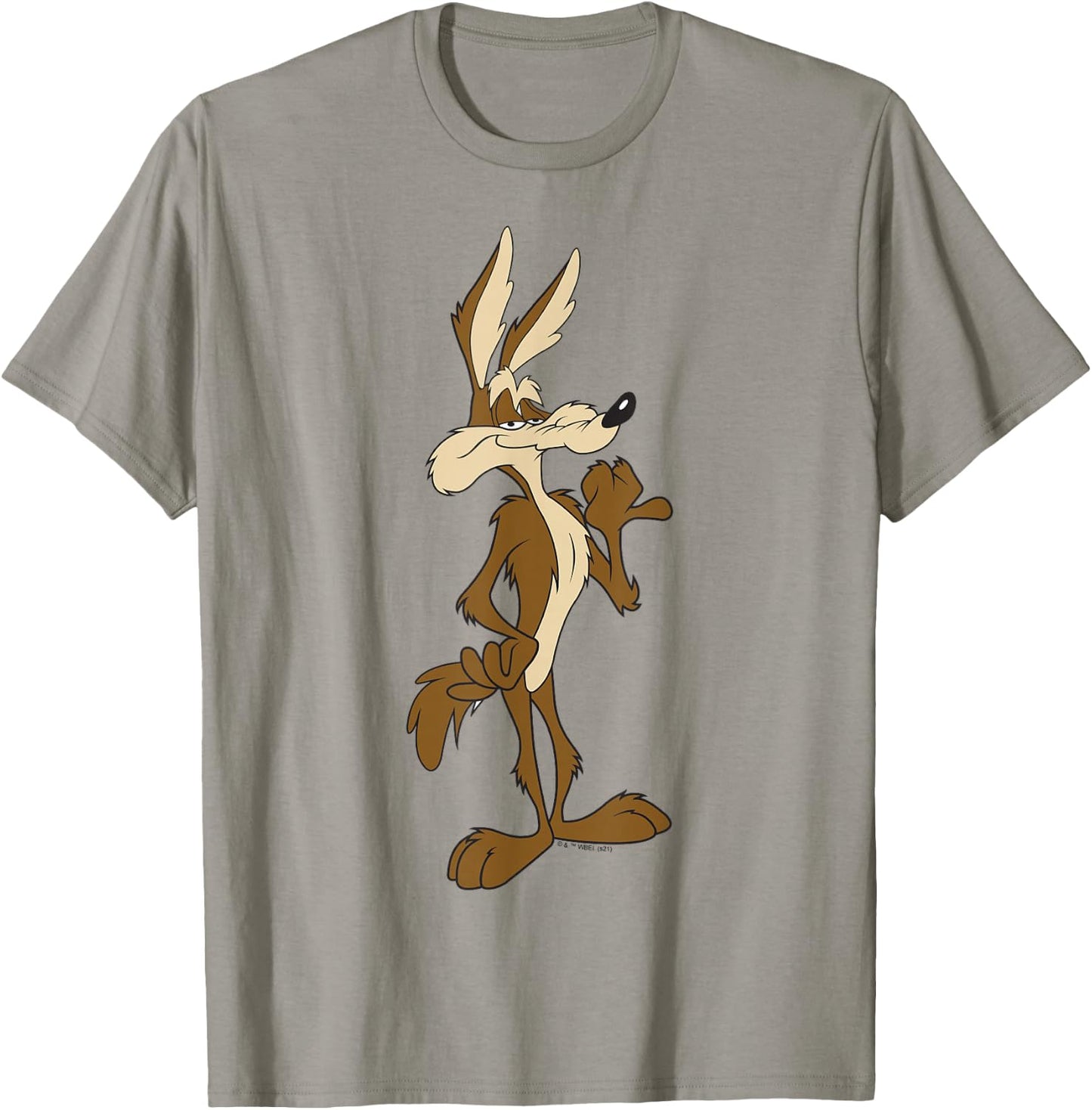Looney Tunes Wile E. Coyote Confident Stance T-Shirt - T-Shirt | Sand