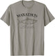 Marathon Tarpon Fishing in Monroe County Florida T-Shirt - T-Shirt | Sand