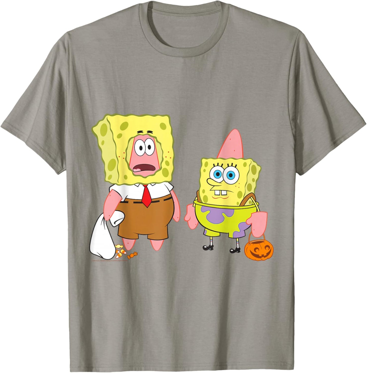 Spongebob Squarepants Halloween Patrick Costume Best Friends T-Shirt - T-Shirt | Sand