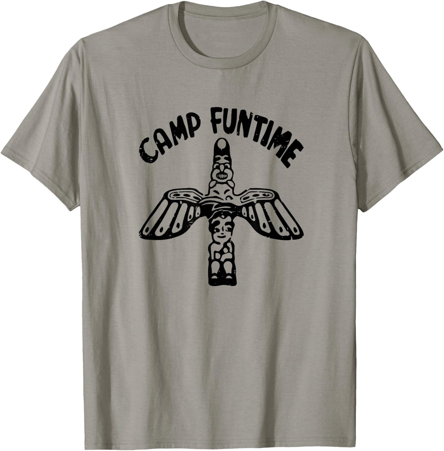 Camp Funtime! Fun vintage novelty T-Shirt - T-Shirt | Sand