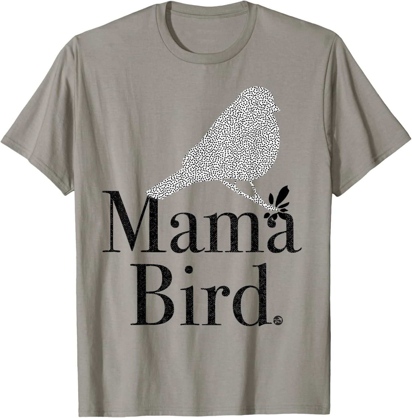 MAMA BIRD - black letters - mom, matching, baby mama, mother T-Shirt - T-Shirt | Sand