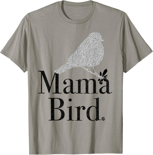 MAMA BIRD - black letters - mom, matching, baby mama, mother