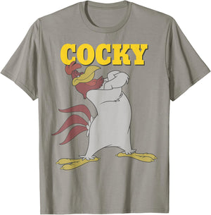 Looney Tunes Foghorn Leghorn Cocky Portrait Small T-Shirt - T-Shirt | Sand