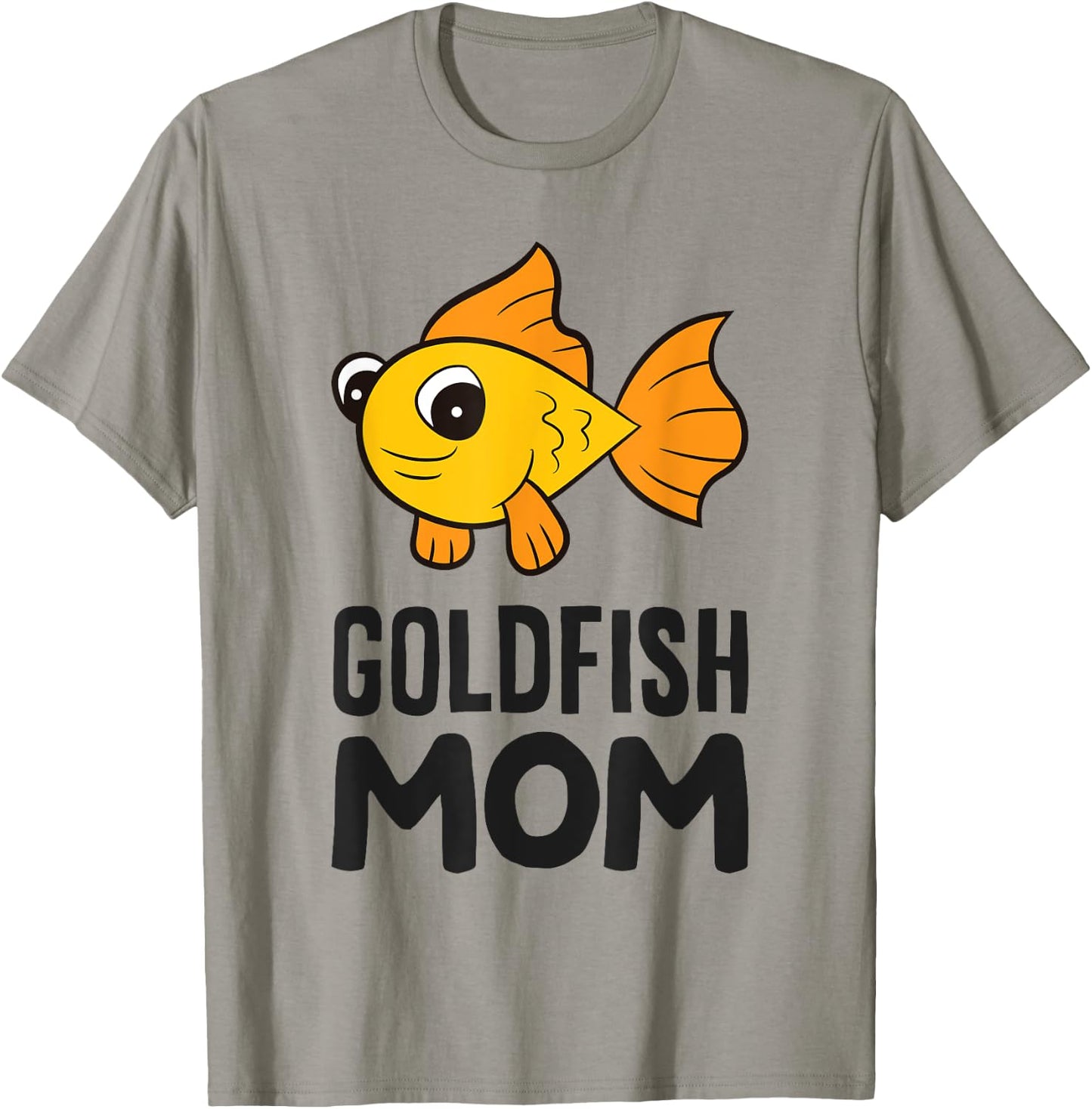 Goldfish Aquarium Funny Goldfish Mom T-Shirt - T-Shirt | Sand