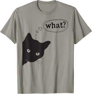 Funny cat, What? I do What I Want Design for Cat Lovers T-Shirt - T-Shirt | Sand