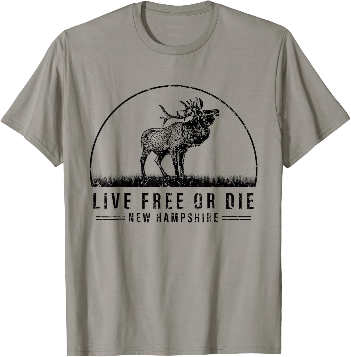 Live Free Or Die New Hampshire T-Shirt - T-Shirt | Sand