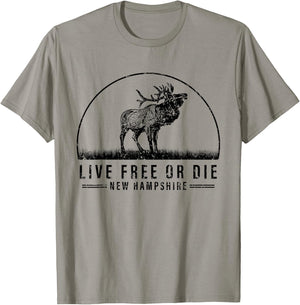 Live Free Or Die New Hampshire T-Shirt - T-Shirt | Sand