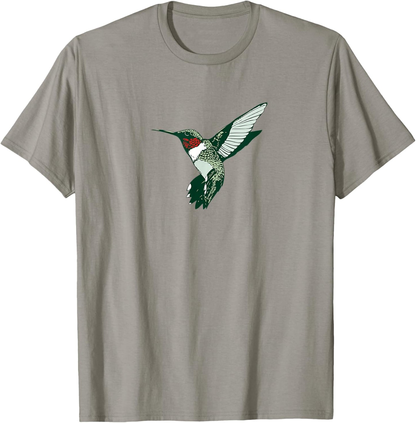 Cool Migrating Birds Ruby-throated Hummingbird T-Shirt - T-Shirt | Sand