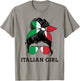 Italia Graphic Design for Girls Kid Italian Toodler T-Shirt - T-Shirt | Sand